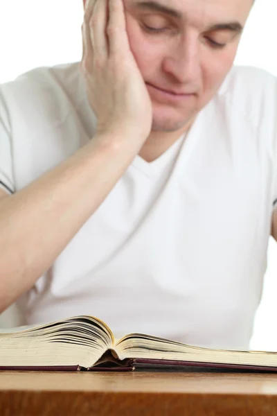 Man studying the Bible — Stock Photo, Image
