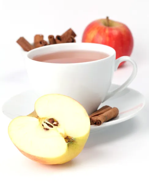 Té de manzana con canela —  Fotos de Stock