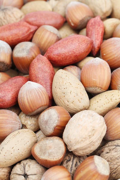 Nut background — Stock Photo, Image