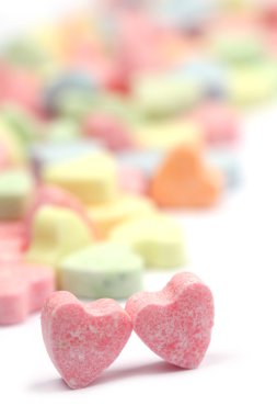 Candy hearts clipart