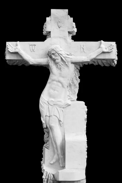 Marble sepulchral cross — Stock Photo, Image