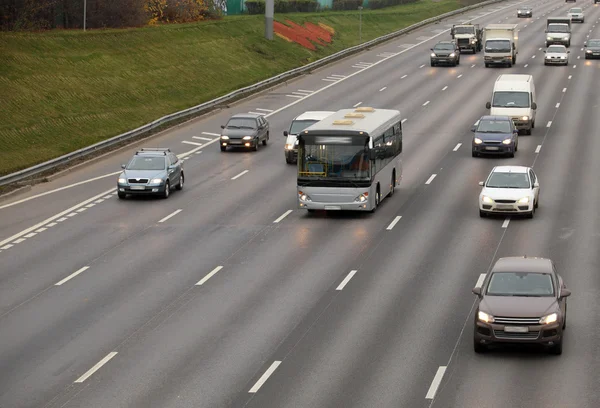 stock image Cars and bus