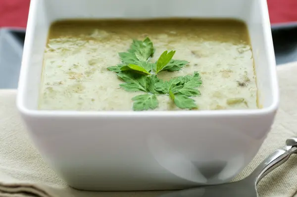 Zupa świeży groch split — Zdjęcie stockowe
