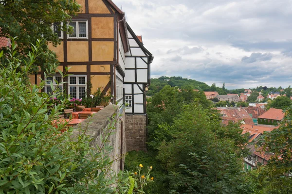 Medieval city of Quedlinburg in Germany — Stock Photo, Image