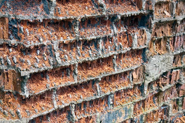 Velmi staré omšelé zdi — Stock fotografie