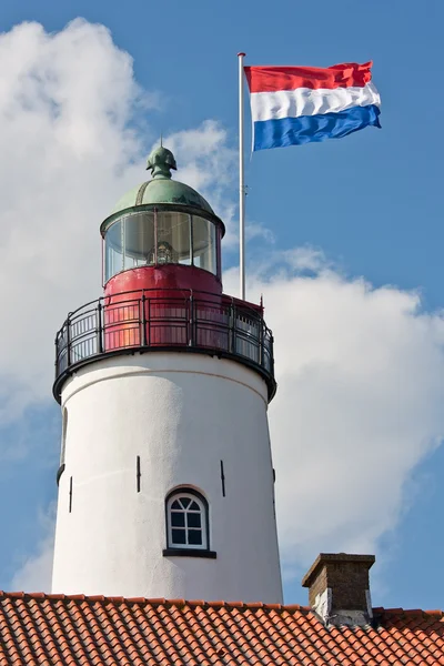 Hollanda 'daki deniz feneri — Stok fotoğraf