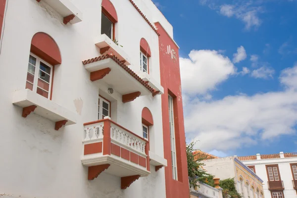 stock image Facade of an old building at Santa Cruz, Canary Islands