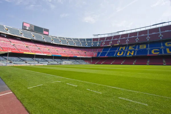 Estadio de fútbol Camp Nou en Barcelona — Foto de Stock