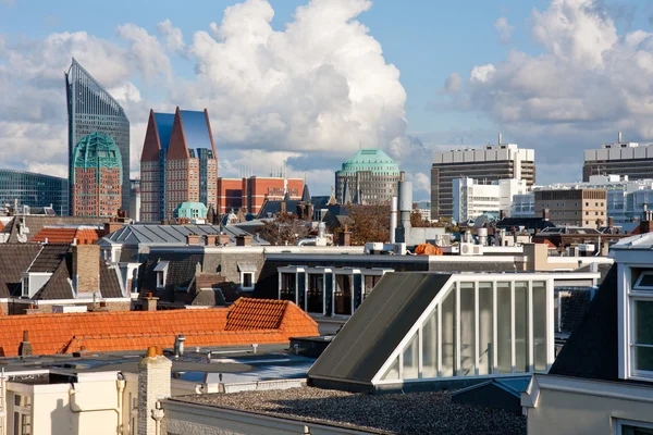 Panorama v Haagu, holandský vládní město — Stock fotografie