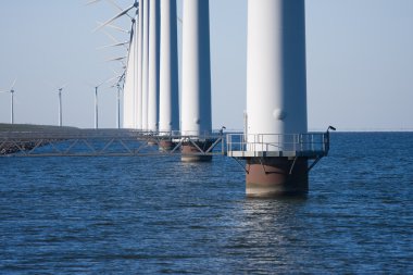 Hollandalı denizin windturbines