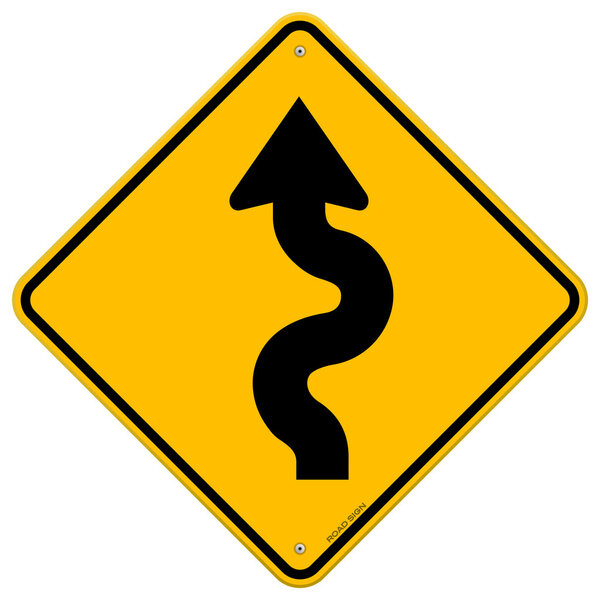 Winding Road Sign