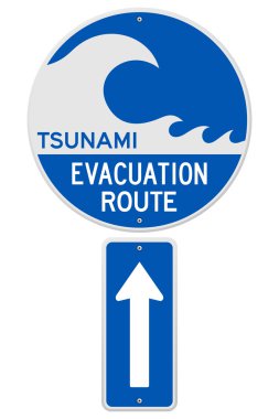tsunami tahliye yolu