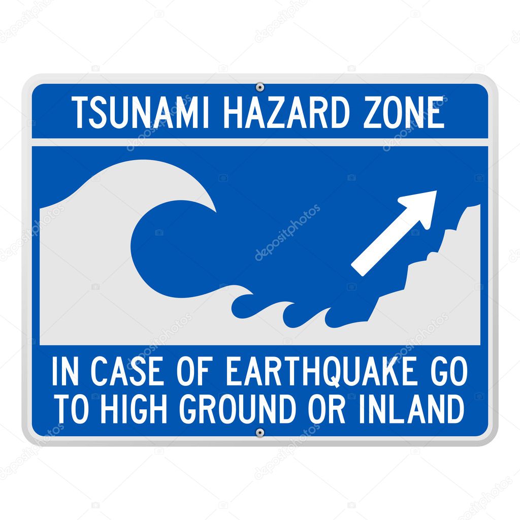 Tsunami Danger Sign