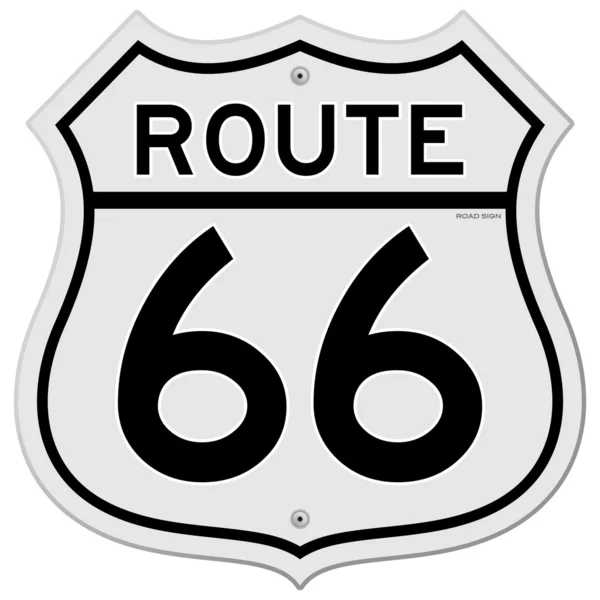 Segnale Route 66 — Vettoriale Stock