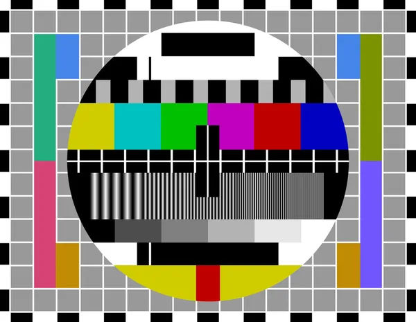 TV-Testsignal — Stockvektor