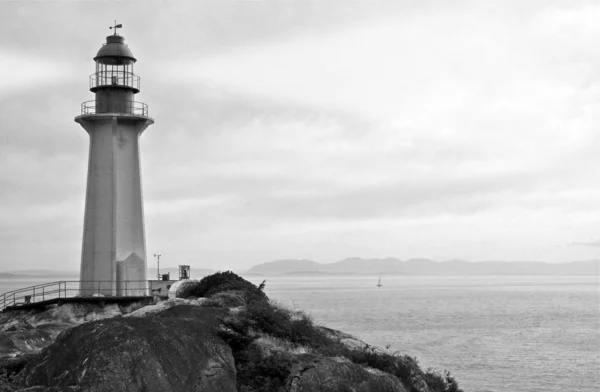 Lighthouse with Searchlight — Stock Photo, Image