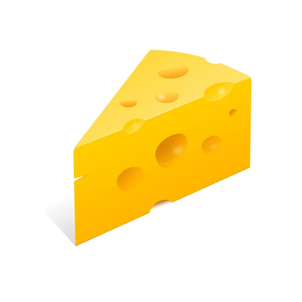 Ilustração do queijo — Vetor de Stock