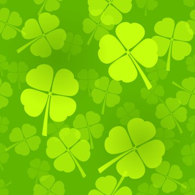 Four-Leaf Clover Pattern clipart