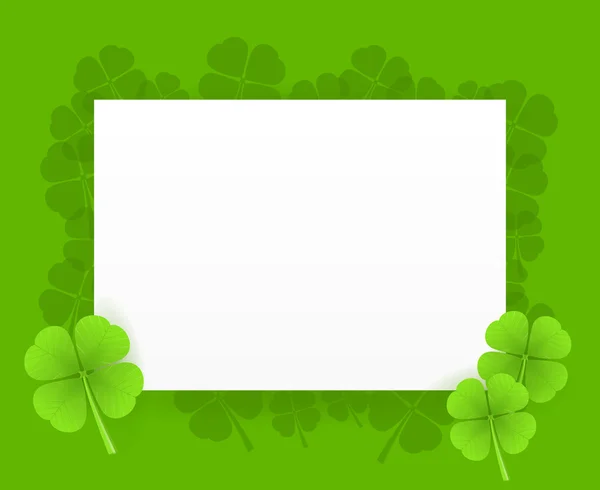 Carte de voeux St Patrick — Image vectorielle