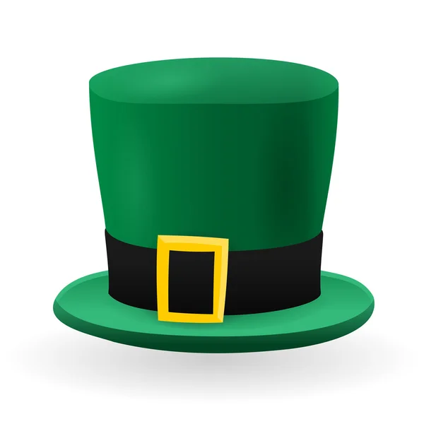 Zelená st patrick klobouk — Stockový vektor