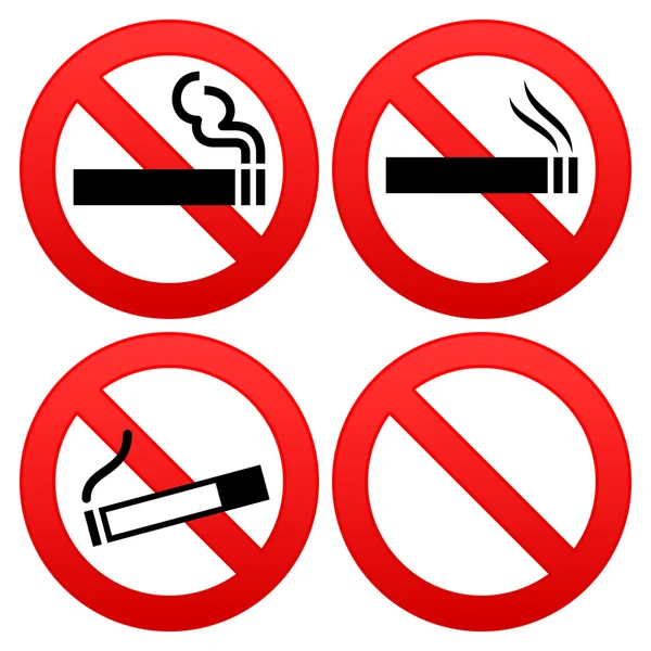 No Smoking Sign — Stock Vector