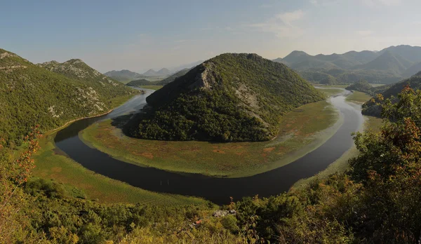Скадарського озеро, Чорногорія Стокове Фото