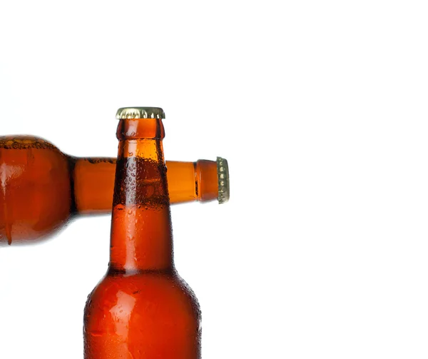 ビールの背景をクローズ アップ — ストック写真