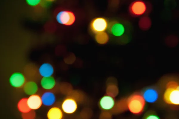 Weihnachtsbokeh-Lichteffekte Stockfoto