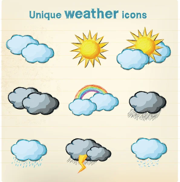 Иконка погоды — стоковый вектор