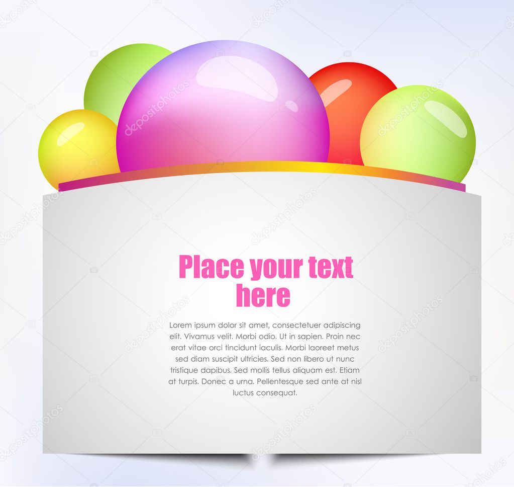 Colorful text box