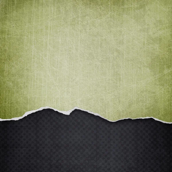 Riped vintage paper on grunge background — Stock Photo, Image