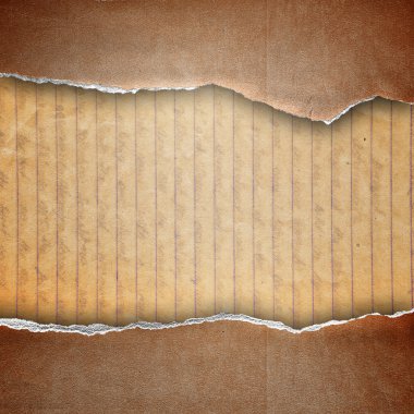 Rip brown paper background clipart