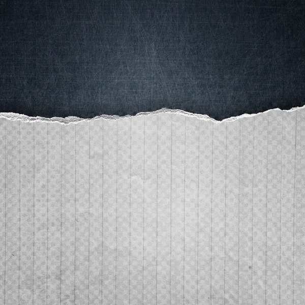 Riped vintage paper on grunge background — Stock Photo, Image