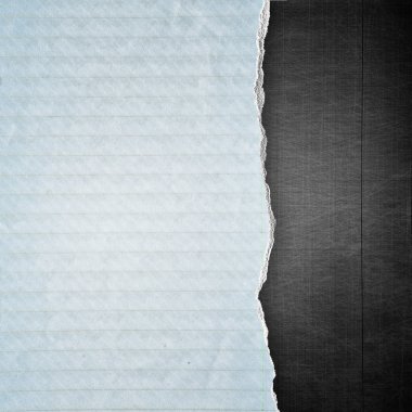 Riped vintage paper on grunge background clipart