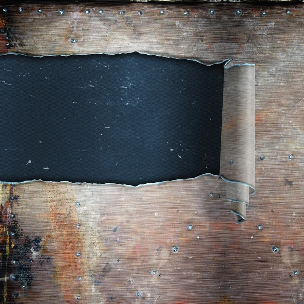 Metal arka plan kırık — Stok fotoğraf