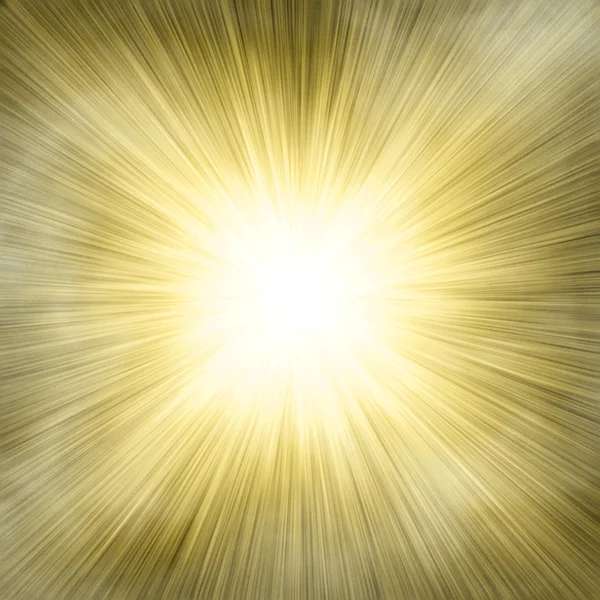 Reflektor jediné zlato na pozadí smogu — Stock fotografie
