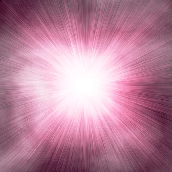 Spotlight single pink on smog background — Stock Photo, Image