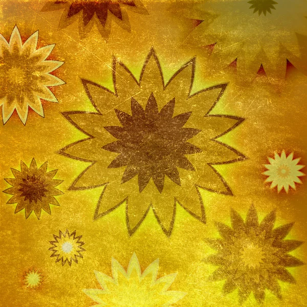 Kwiaty starodawny streszczenie tekstura tło — Zdjęcie stockowe