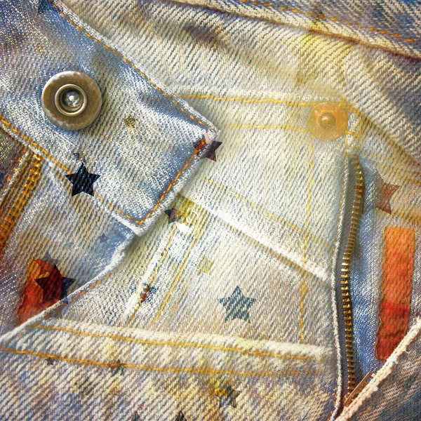 Абстрактний гранжевий джинсовий фон — стокове фото