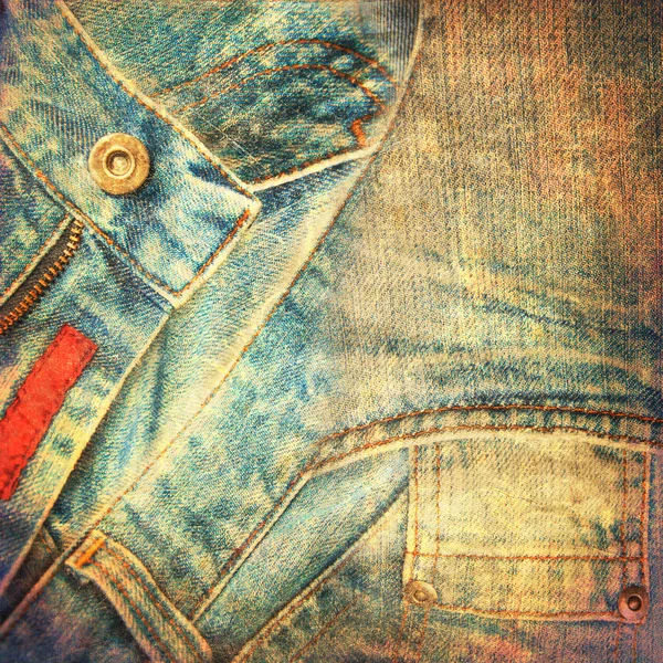 Abstrato grunge jeans fundo — Fotografia de Stock