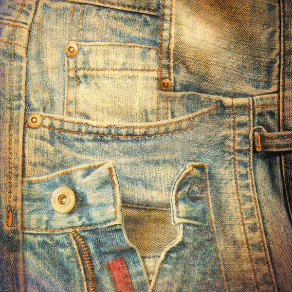Abstracte grunge jeans achtergrond — Stockfoto