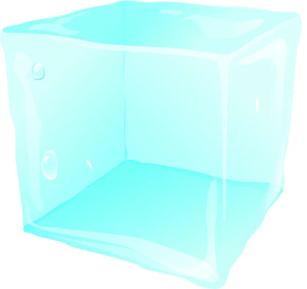 Cubo di ghiaccio — Foto Stock