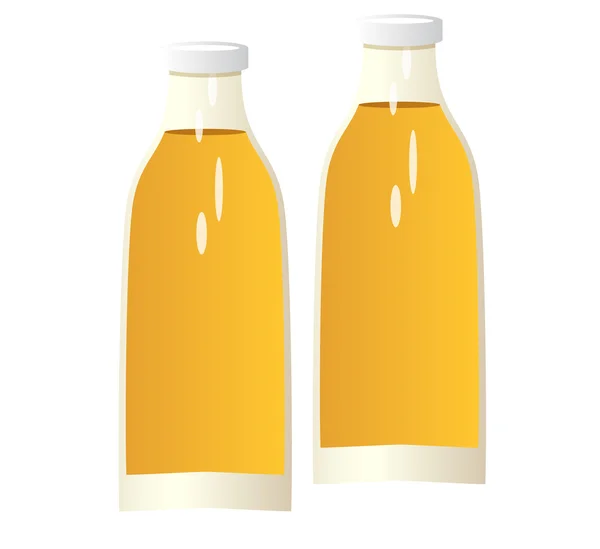 Láhve pomerančového džusu — Stock fotografie