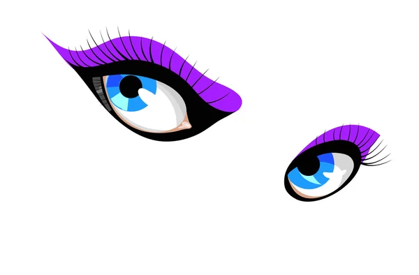 Menina de olhos azuis — Fotografia de Stock