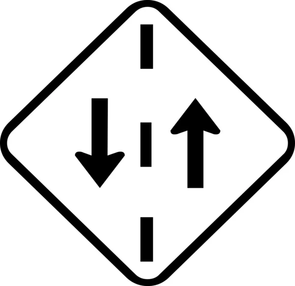 Yol işareti — Stok fotoğraf