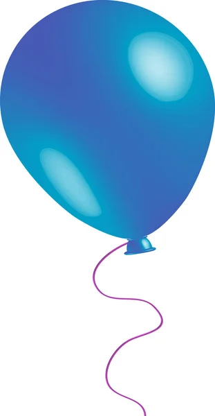 Blauwe ballon Stockfoto