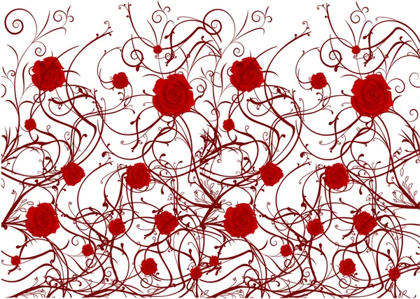 Abstrakter floraler Hintergrund Stockbild