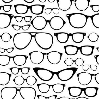 Retro Seamless spectacles clipart