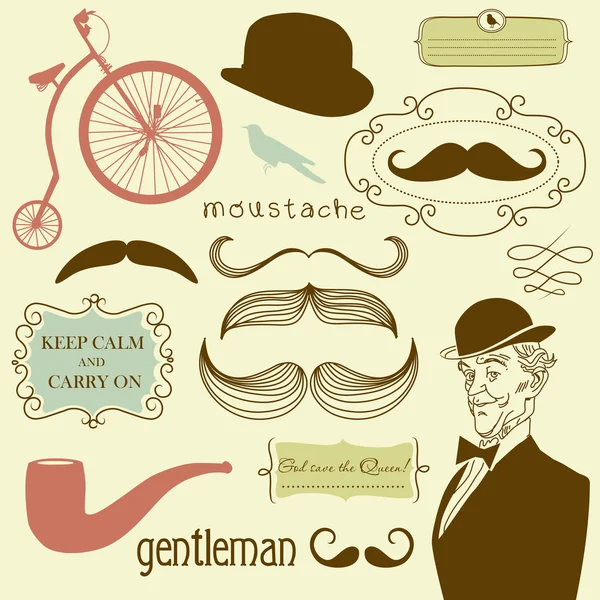 Клуб джентльменов — стоковый вектор