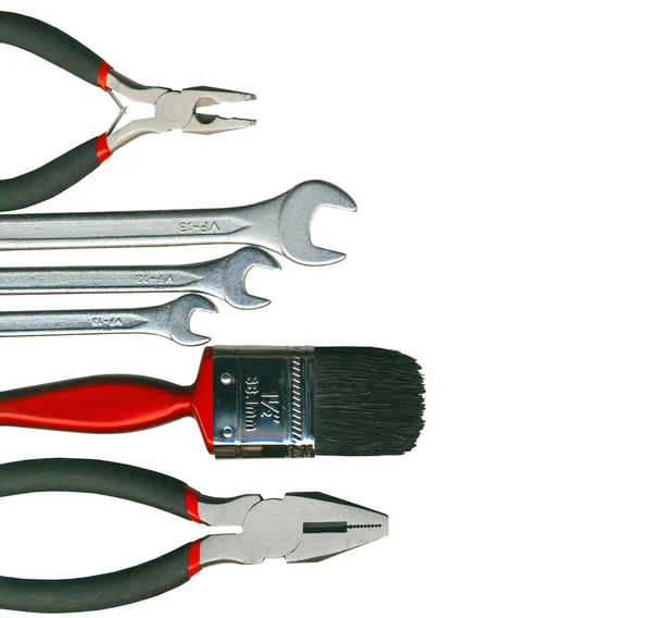A set of tools - isolated on white background — Stock Photo, Image